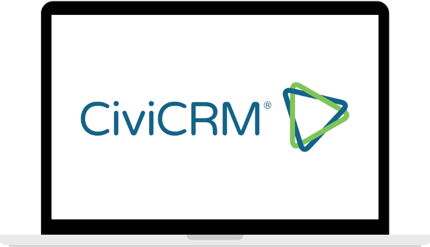 Civicrm laptop logo