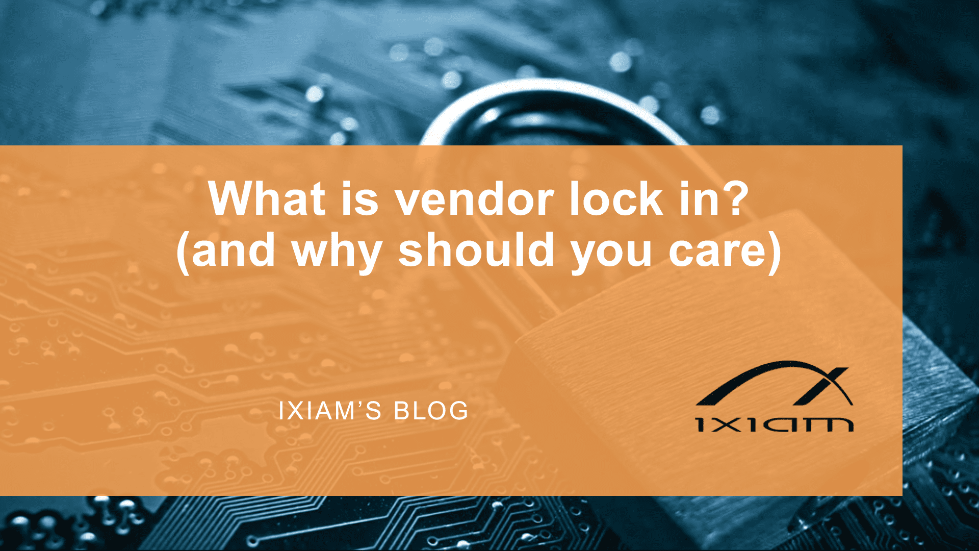 vendor lock in